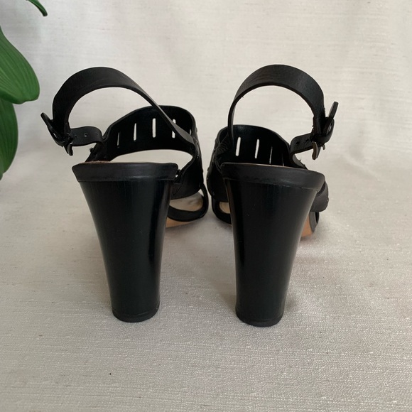 Via Spiga Black Lynne Leather Open Toe Studded Sandals Woman’s 9M - Picture 11 of 14